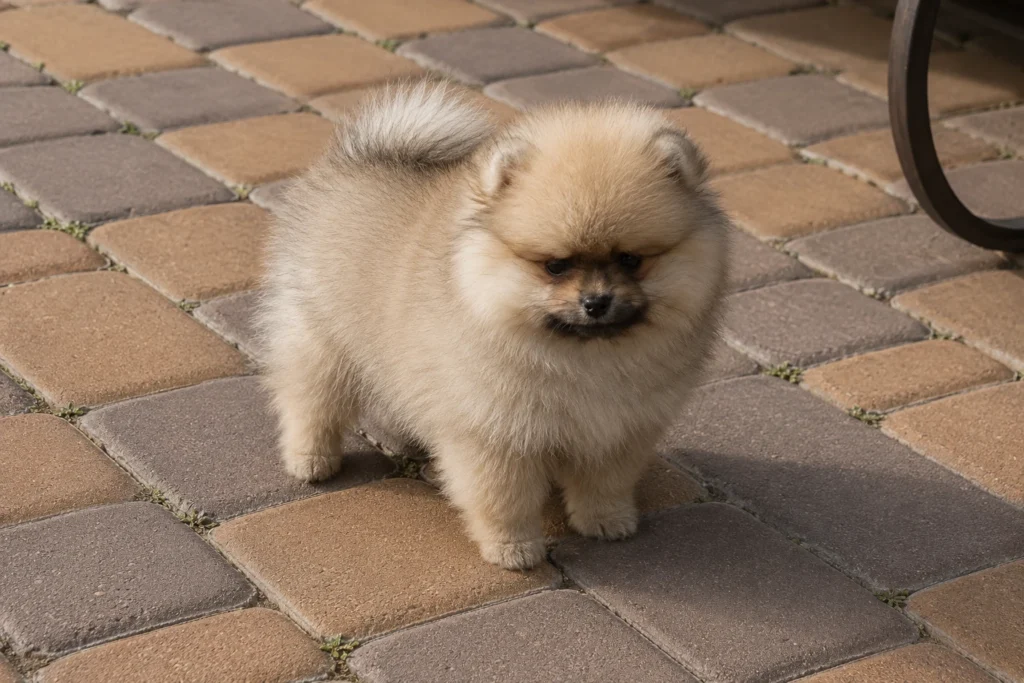 Chloe — female Pomeranian puppy