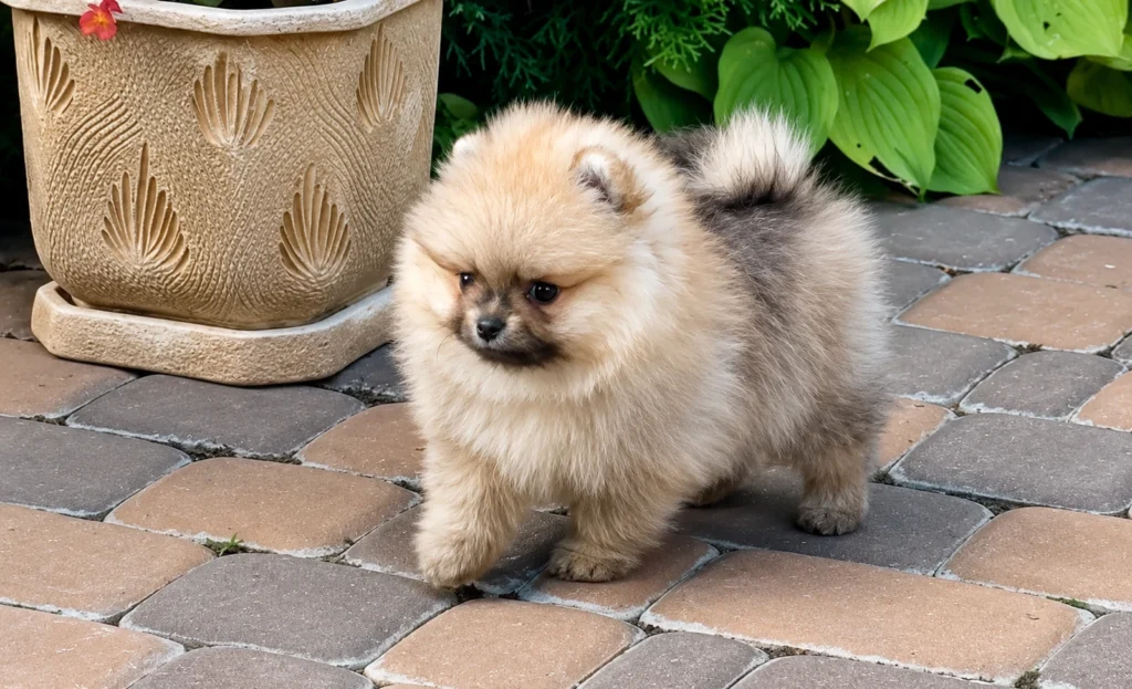 Luna — female Pomeranian puppy